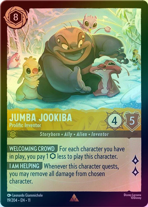 Jumba Jookiba (Prolific Inventor) - 19/204 - Rare (Foil)