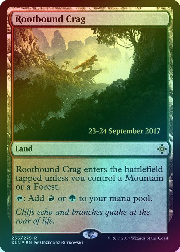 Rootbound Crag - Prerelease Promo (Foil) (PXLN)