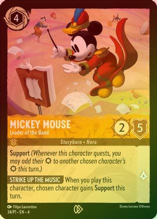 Mickey Mouse (Leader of the Band) - 34 - Promo (Foil)