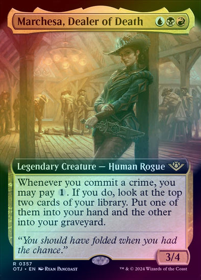 Marchesa, Dealer of Death - Extended Art (Foil) (OTJ)