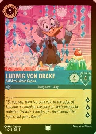 Ludwig Von Drake (Self-Proclaimed Genius) - 151/204 - Uncommon (Foil)