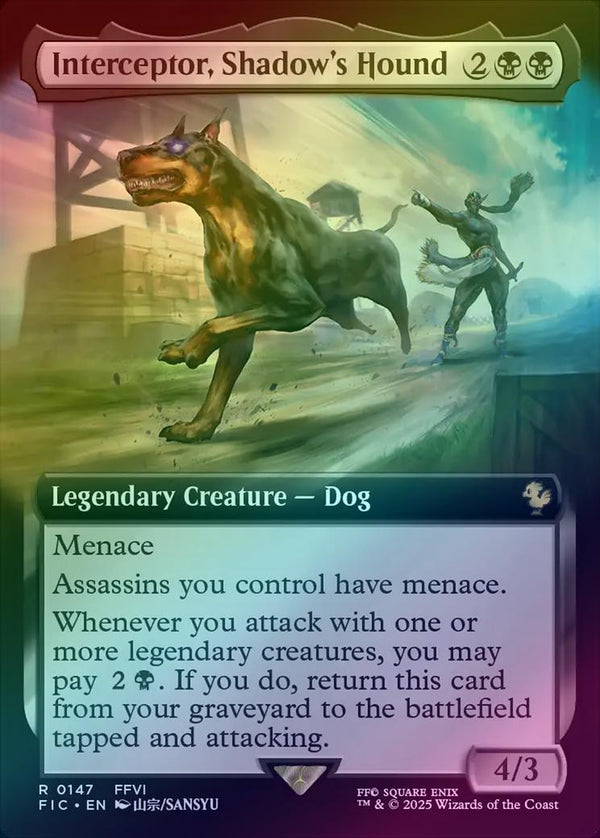 Interceptor, Shadow's Hound - Extended Art (Foil) (FIC)