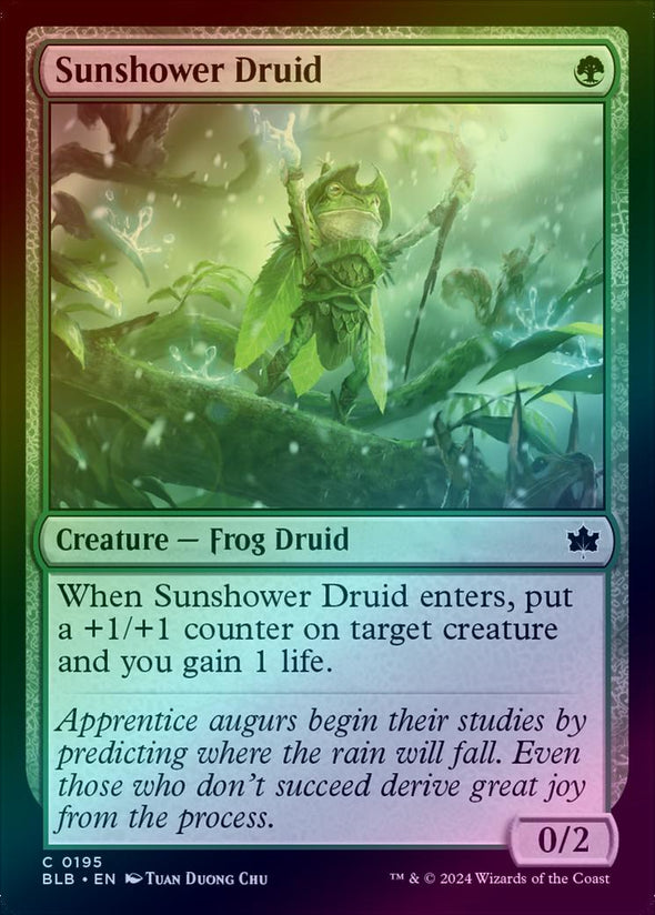 Sunshower Druid (Foil) (BLB)