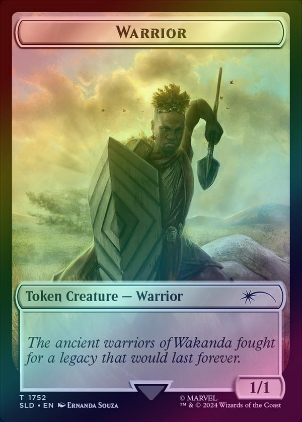Warrior Token - Marvel's Black Panther (Rainbow Foil) (SLD)