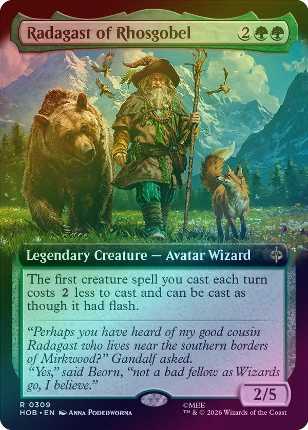 Radagast of Rhosgobel - Extended Art (Foil) (HOB) (Pre-Order)