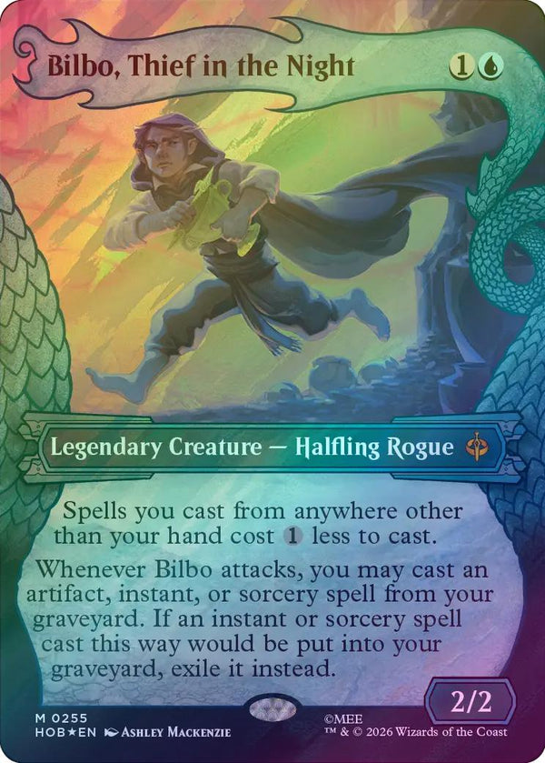 Bilbo, Thief in the Night - Dragon Hoard Frame (Surge Foil) (HOB) (Pre-Order)
