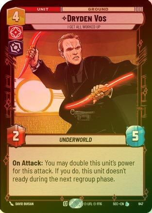Dryden Vos - I Get All Worked Up (Foil) - 647 - Legendary (Foil)