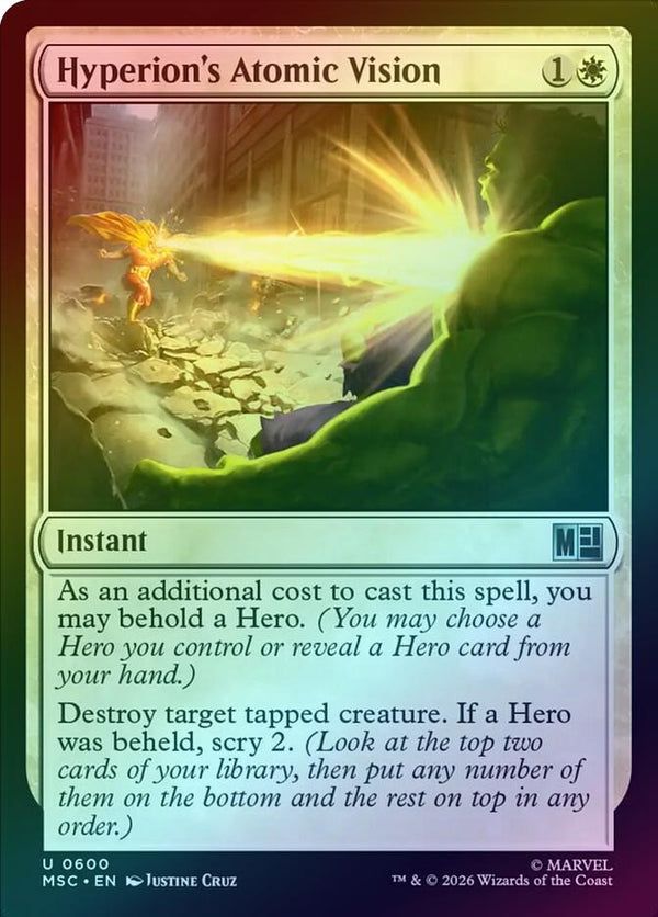 Hyperion's Atomic Vision (Foil) (MSC)