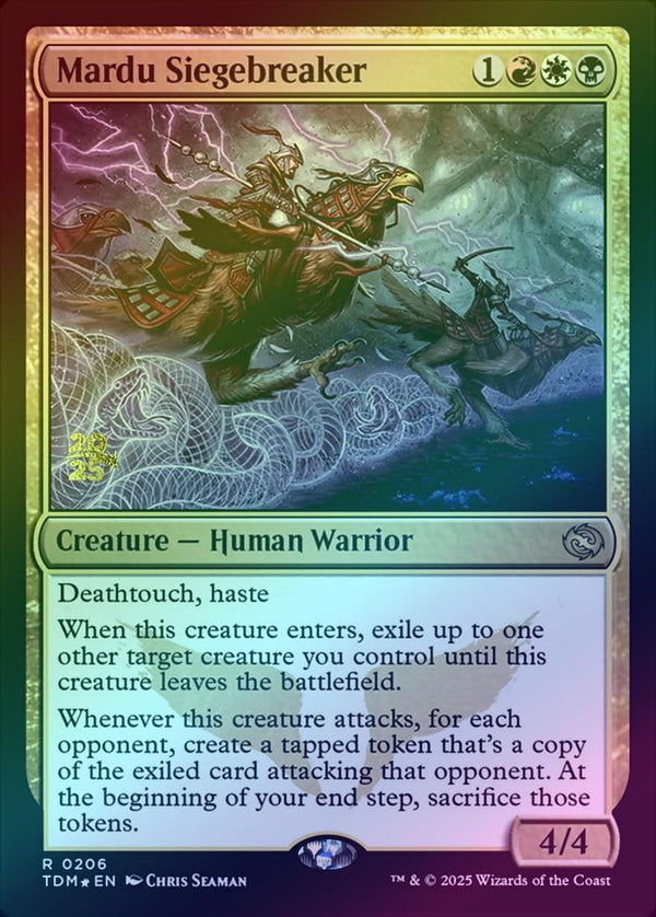 Mardu Siegebreaker - Prerelease Promo (Foil) (PTDM)