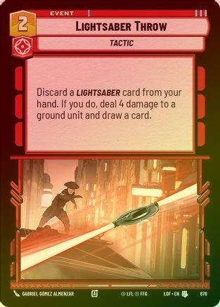 Lightsaber Throw - 678 - Uncommon (Foil)