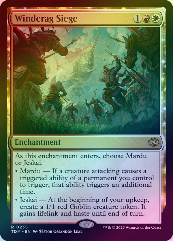 Windcrag Siege (Foil) (TDM)