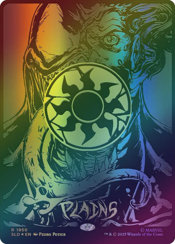 Plains (1950) - Marvel's Spider-Man: Mana Symbiote (Raised Foil) (SLD)