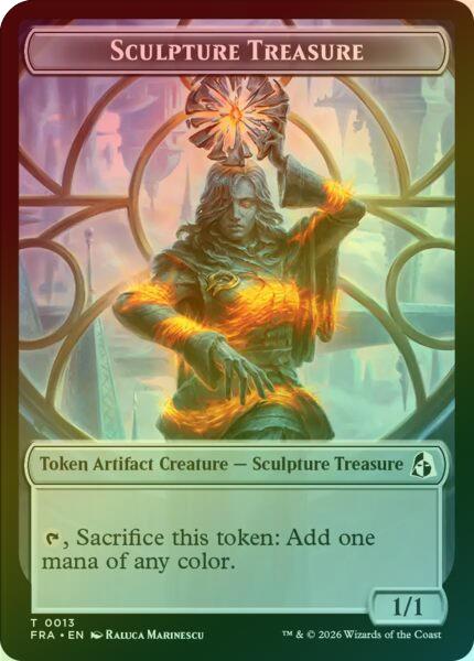 Sculpture Treasure // Beast Token (Foil) (Pre-Order) (TFRA)