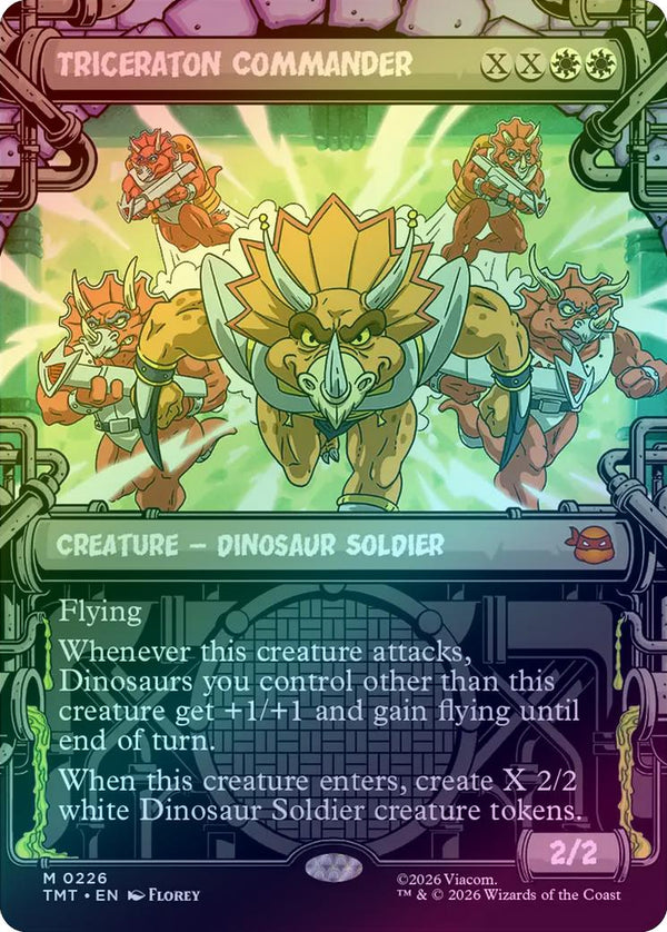 Triceraton Commander - Sewer Frame (Foil) (TMT)