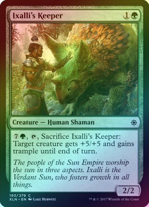 Ixalli's Keeper (Foil) (XLN)