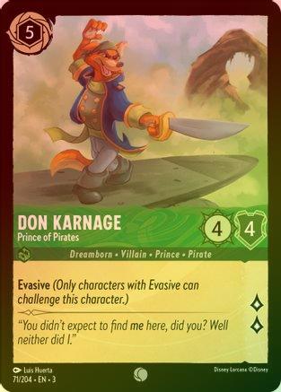 Don Karnage (Prince of Pirates) - 71/204 - Common (Foil)