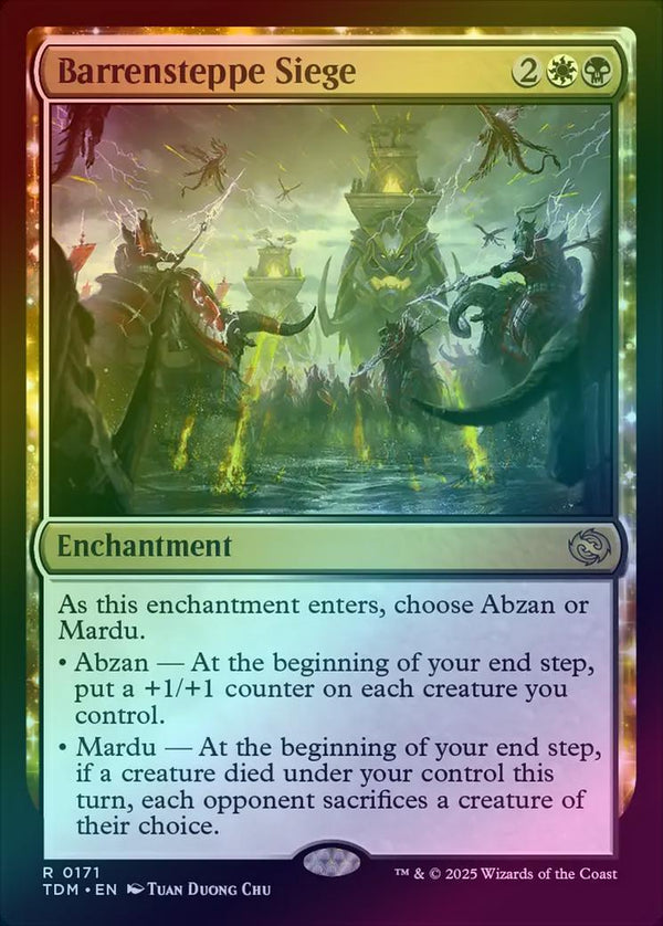 Barrensteppe Siege (Foil) (TDM)