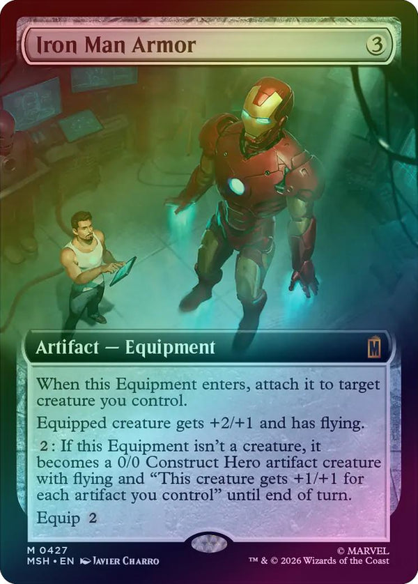 Iron Man Armor - Extended Art (Foil) (MSH) (Pre-Order)