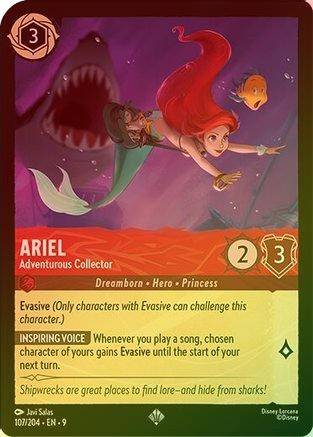 Ariel (Adventurous Collector) (Fabled Reprint) - 107/204 - Super Rare (Foil)