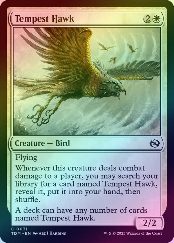 Tempest Hawk (Foil) (TDM)