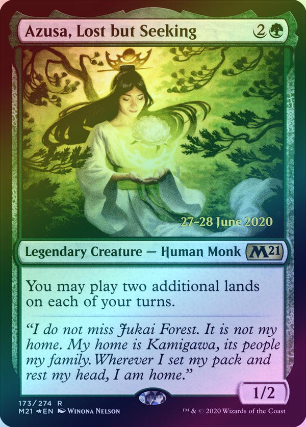 Azusa, Lost but Seeking - Prerelease Promo (Foil) (PM21)