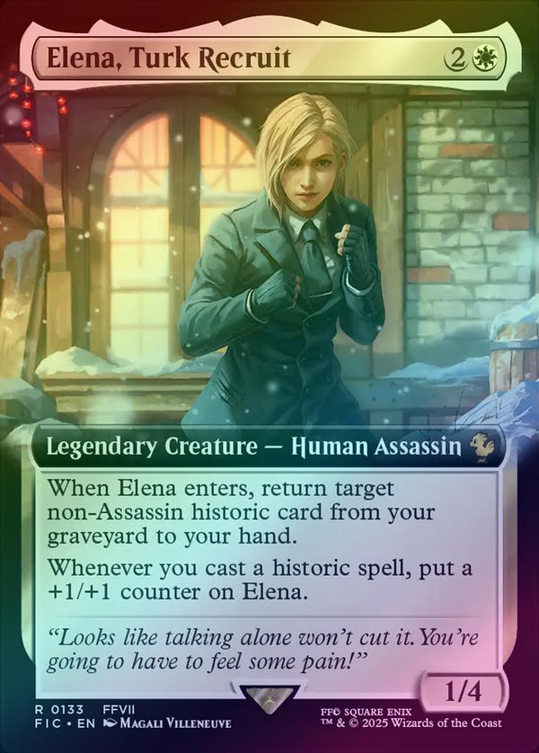 Elena, Turk Recruit - Extended Art (Foil) (FIC)