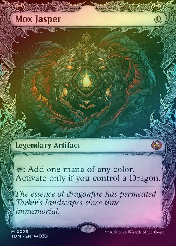 Mox Jasper - Draconic Showcase (Foil) (TDM)