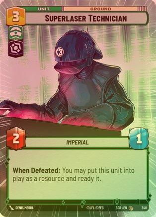 Superlaser Technician (Hyperspace) - 348 - Common (Foil)