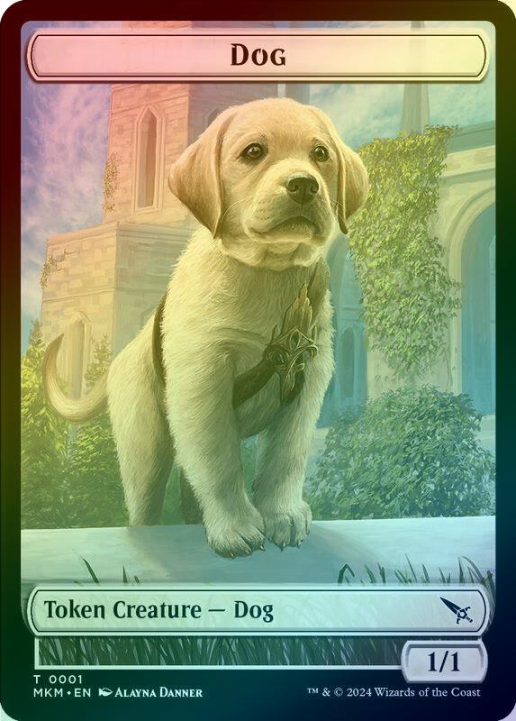 Detective // Dog Token (Foil) (TMKM)