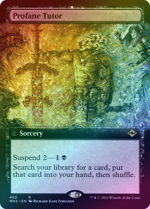Profane Tutor - Extended Art (Foil) (MH2)