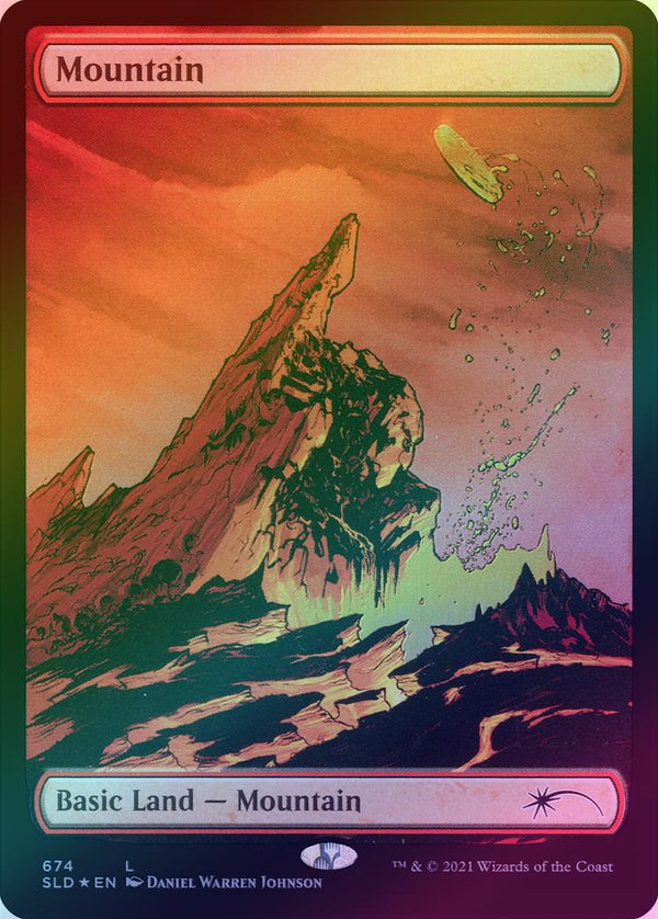 Mountain (674) (Foil) (SLD)