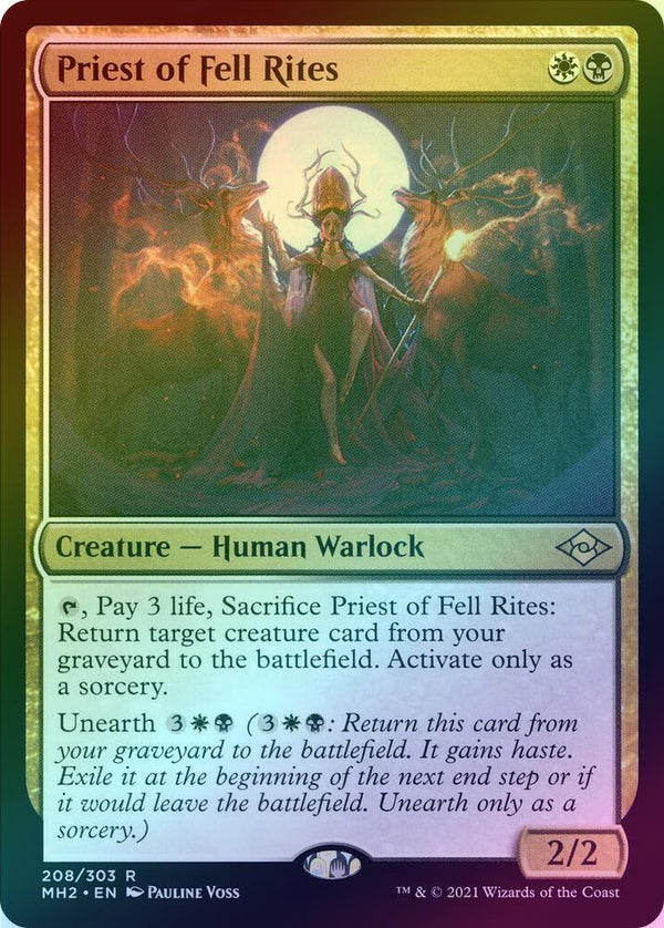 Priest of Fell Rites (Foil) (MH2)