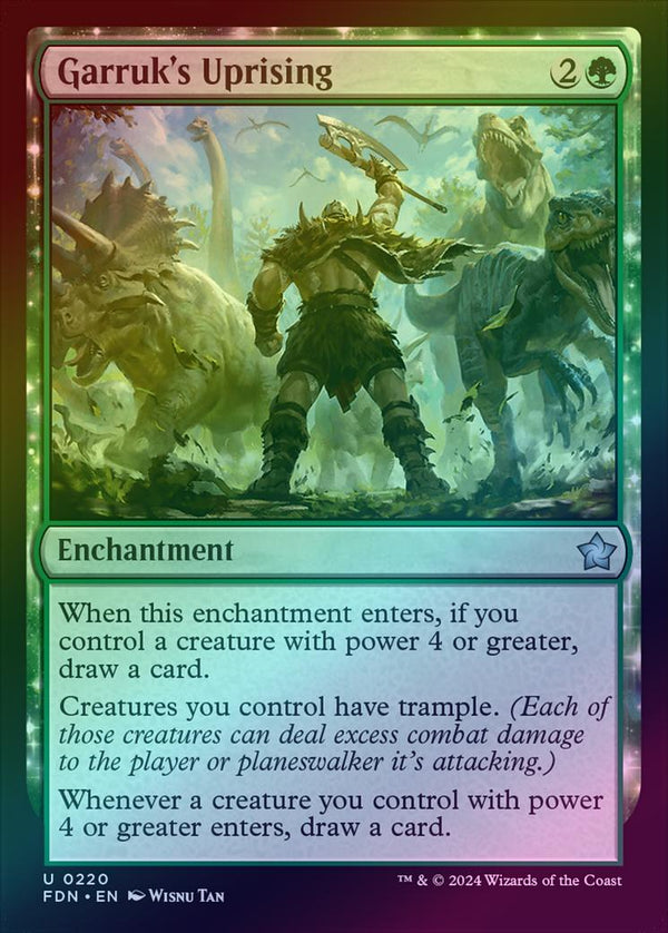 Garruk's Uprising (Foil) (FDN)