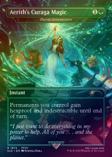 mtg final fantasy promo 401 Games Canada - Aerith's Curaga Magic // Heroic Intervention