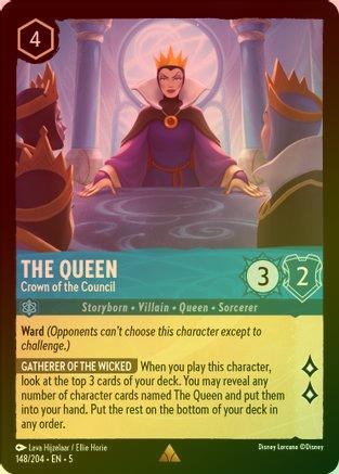 The Queen (Crown of the Council) - 148/204 - Rare (Foil)