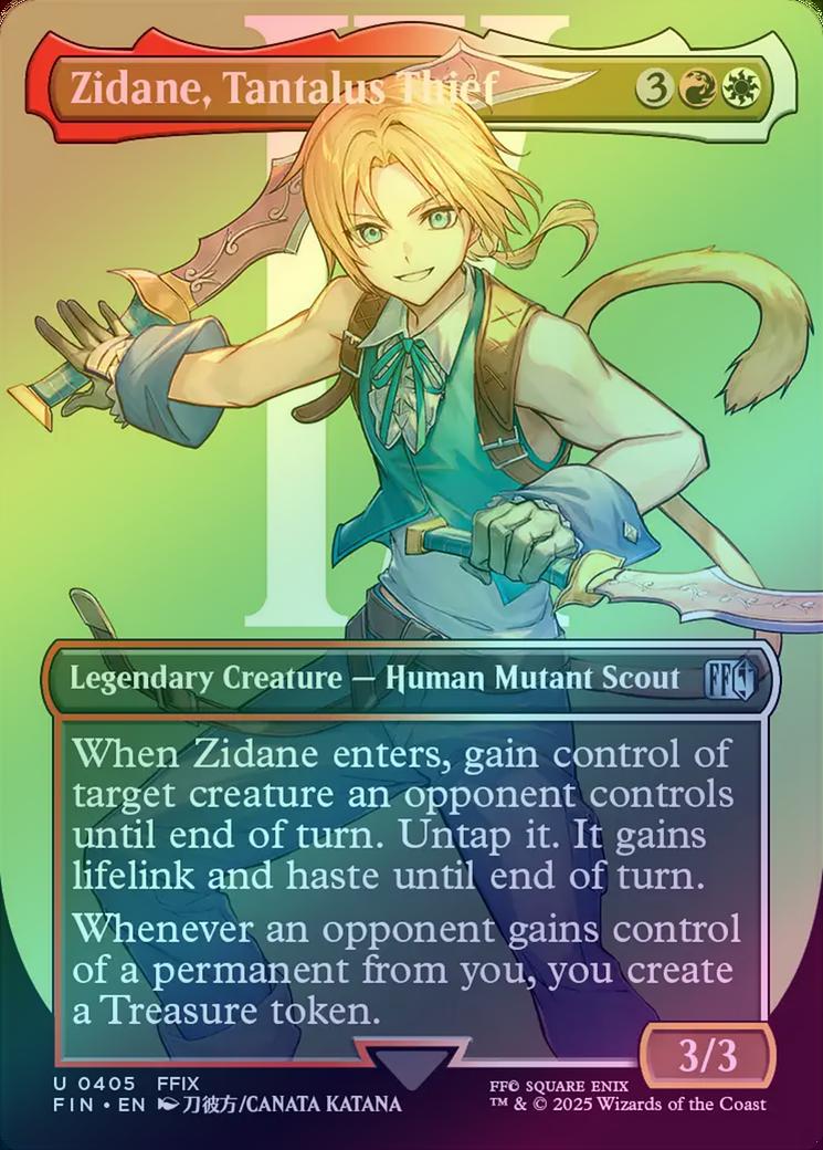 zidane mtg card 401 Games Canada - Zidane, Tantalus Thief