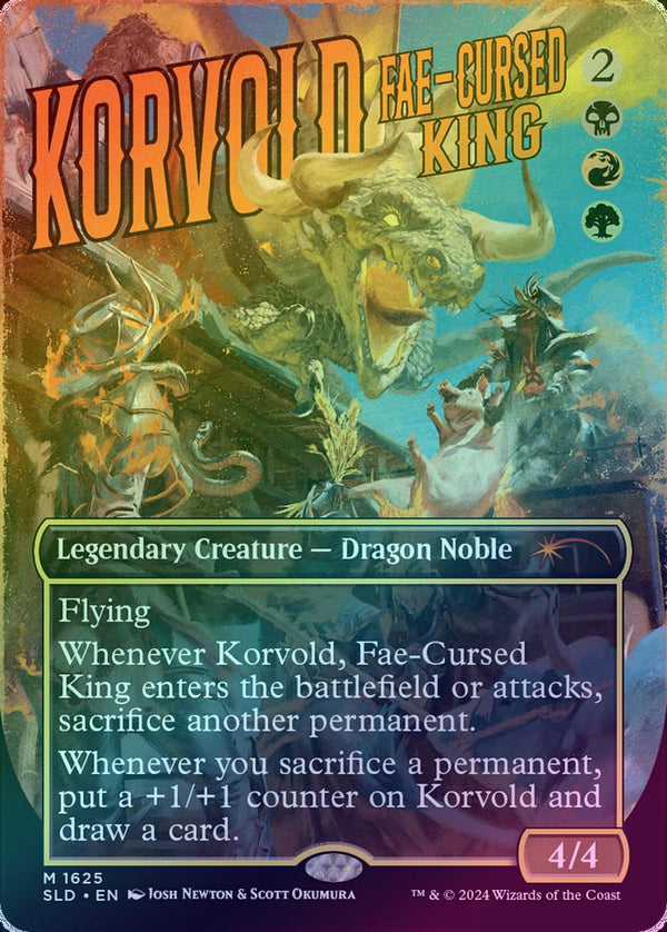 Korvold, Fae-Cursed King - Outlaw Anthology 2 Sinister Scoundrels (Foil) (SLD)