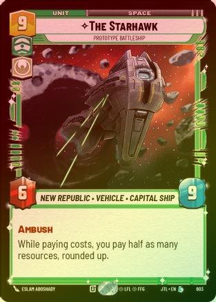 The Starhawk - Prototype Battleship - 603 - Legendary (Foil)