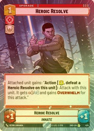 Heroic Resolve (Hyperspace) - 424 - Rare (Foil)