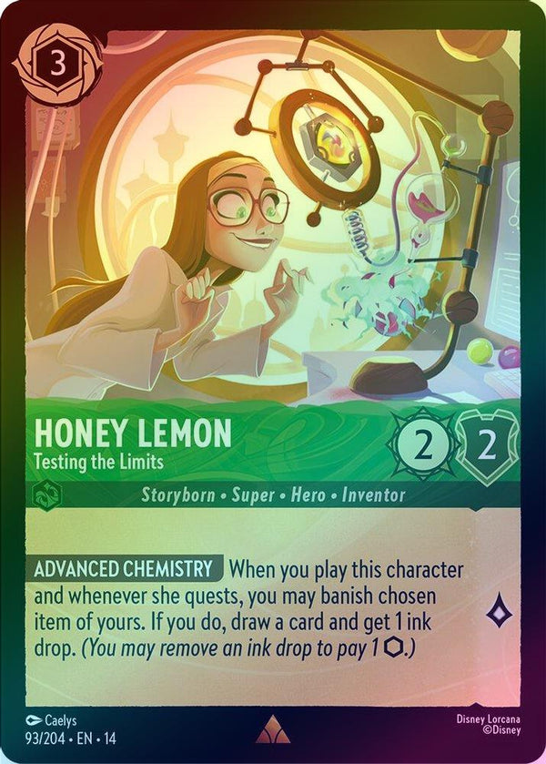 Honey Lemon (Testing the Limits) - 93/204 - Rare (Foil)