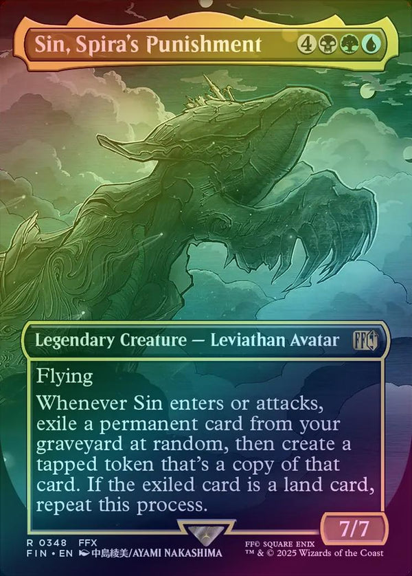 Sin, Spira's Punishment - Borderless (Foil) (FIN)