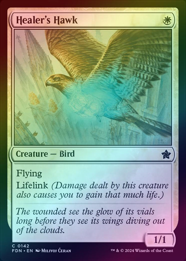 Healer's Hawk (Foil) (FDN)