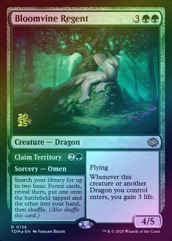 Bloomvine Regent // Claim Territory - Prerelease Promo (Foil) (PTDM)