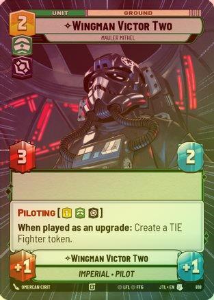 Wingman Victor Two - Mauler Mithel (Hyperspace) - 818 - Uncommon (Foil)