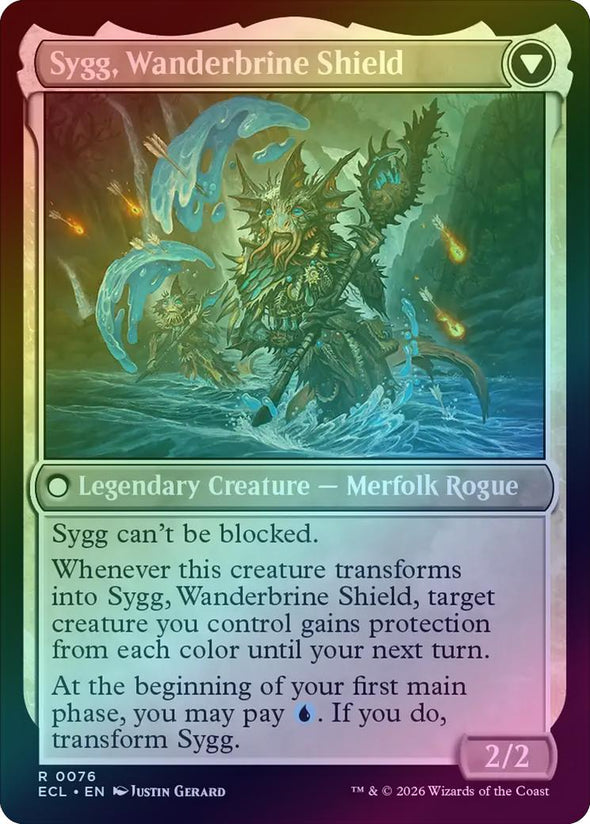 Sygg, Wanderwine Wisdom // Sygg, Wanderbrine Shield - Promo Pack (Foil) (PECL)