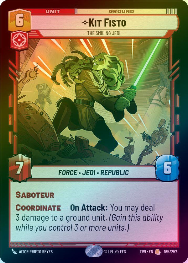Kit Fisto - The Smiling Jedi - 165/257 - Rare (Foil)