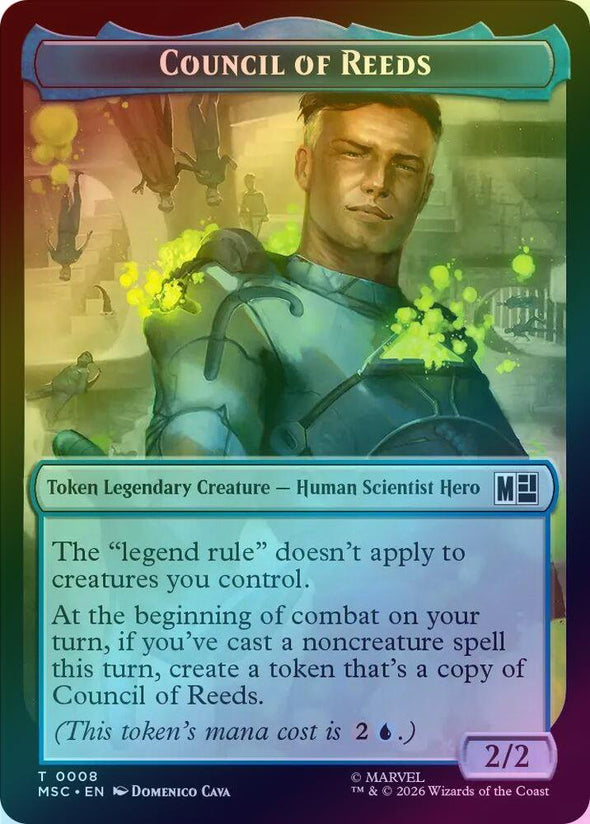 Wall // Council of Reeds Token (Foil) (TMSC)