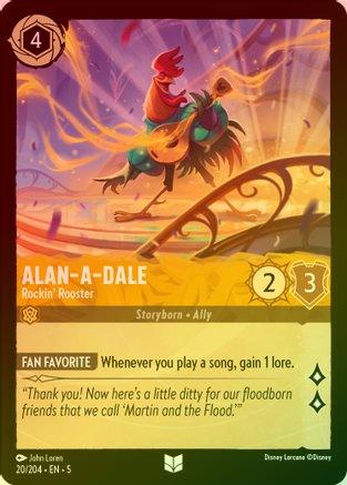 Alan-A-Dale (Rockin' Rooster) - 20/204 - Uncommon (Foil)