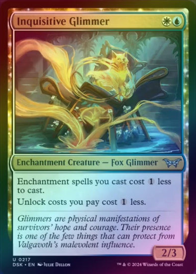 Inquisitive Glimmer (Foil) (DSK)