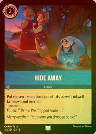 Hide Away - 163/204 - Uncommon (Foil)